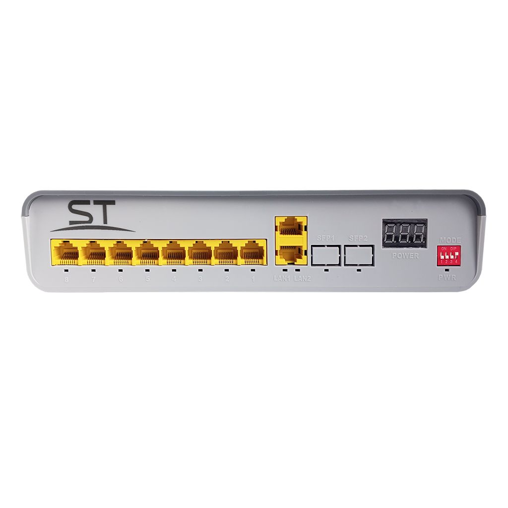 Источник питания ST-Д04/82 POE (8/2/120W/AB) серый (2 тона)
