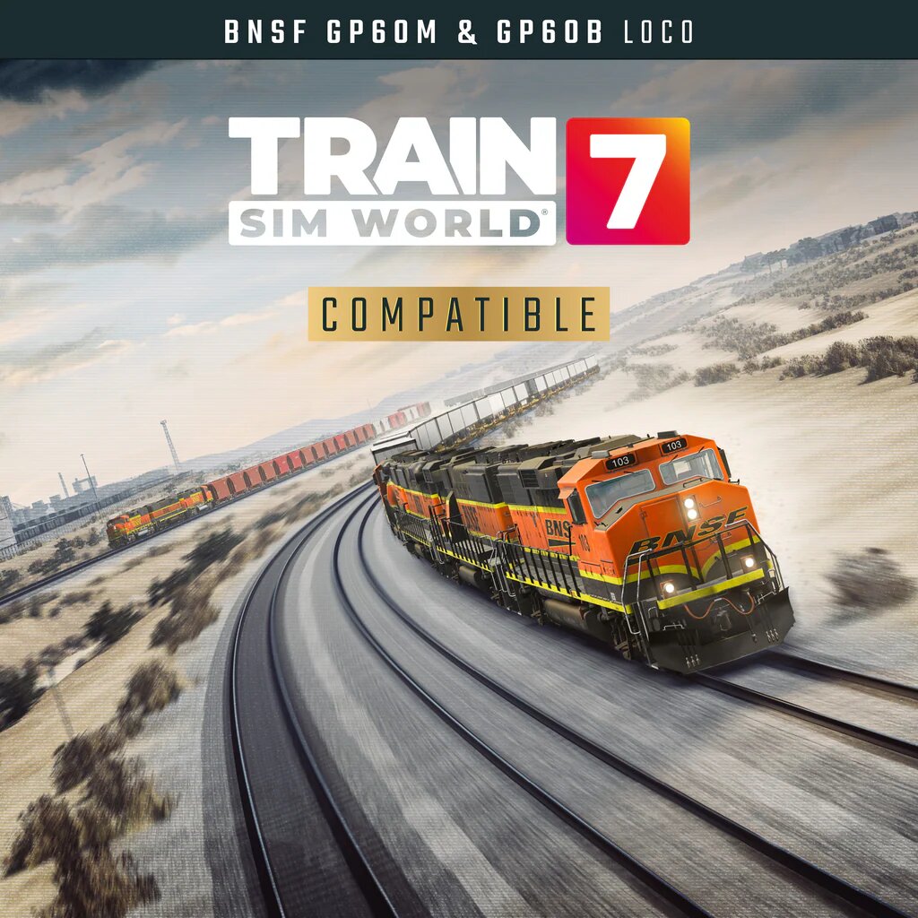 Дополнение Train Sim World 7: BNSF GP60M & GP60B Loco Add-On, цифровое издание PlayStation 5, регион Индия / код пополнения баланса