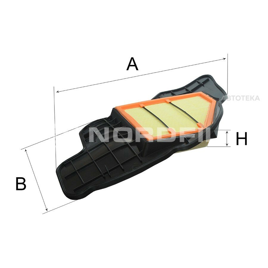 Фильтр воздушный BMW 5 (F10 F11 F18) 6 (F12 F13) 7 (F01-F04) X5 (E70) X6 (E71 E72) NORDFIL AN1266