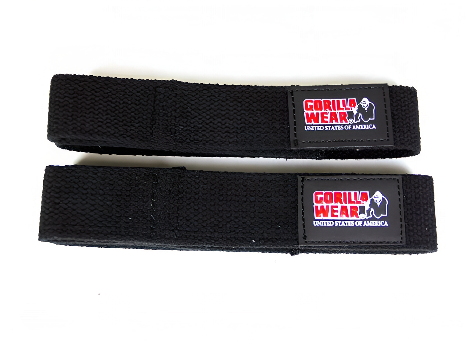 Gorilla WearТяги Non Padded 99113, 2 шт, черные, материал 100% хлопок