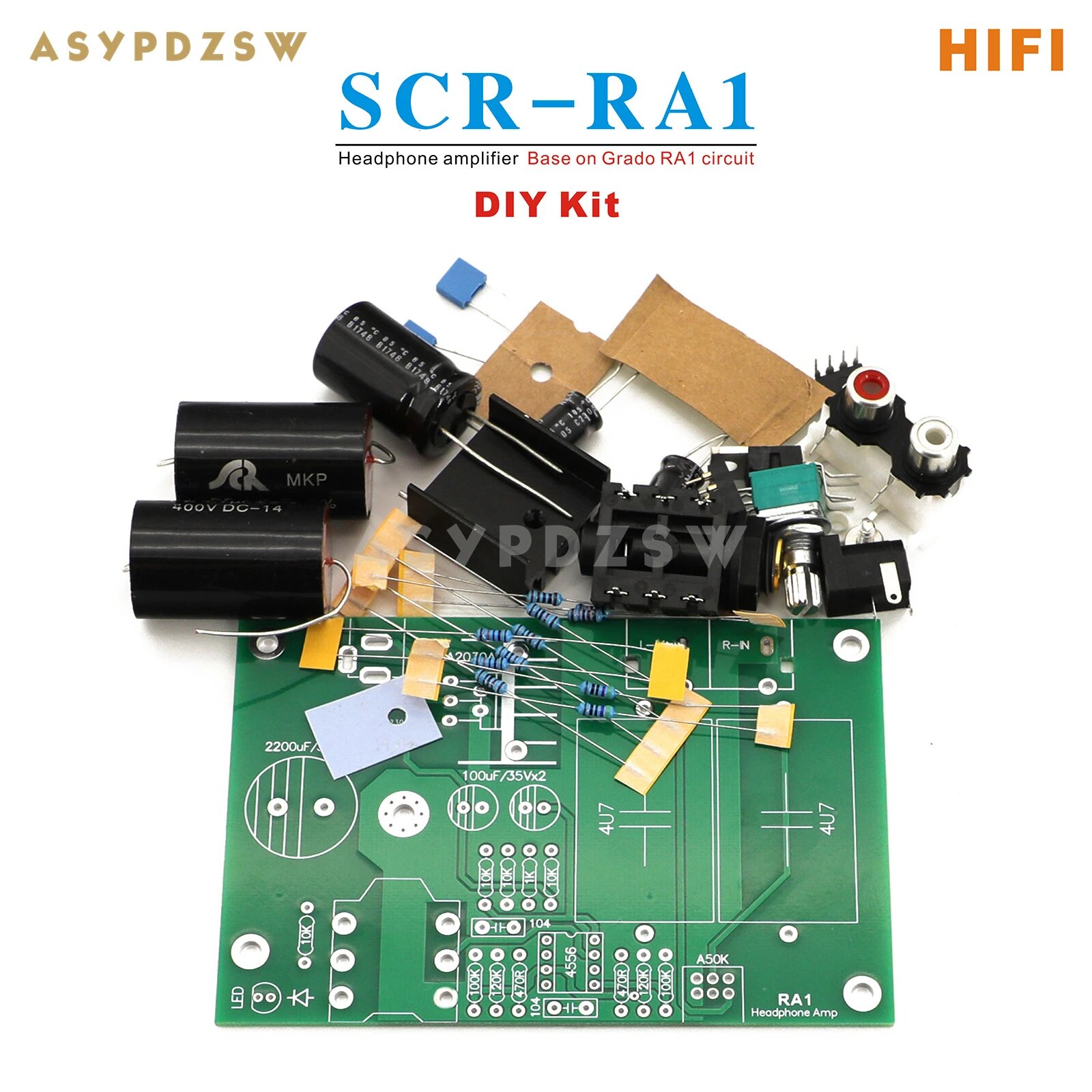 HIFI SCR-RA1 DIY Kit Усилитель для наушников
