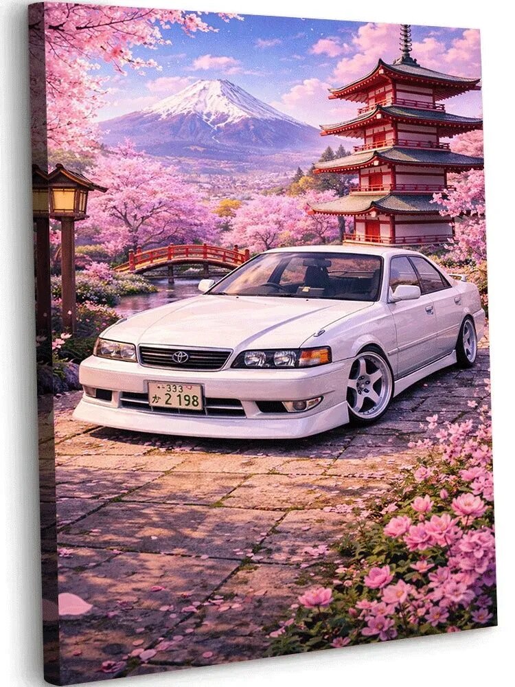 Картина По Номерам Для Взрослых Начинающих, 40x50см, Toyota Mark 2