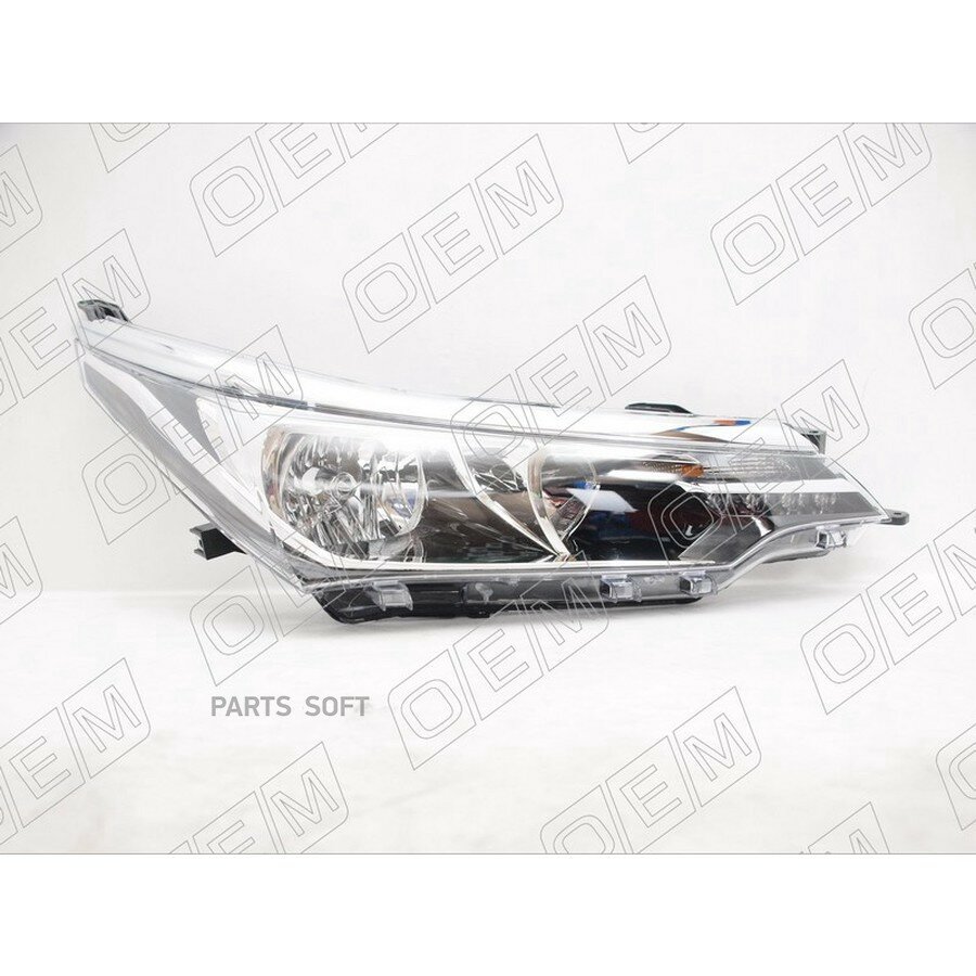 Фара правая Toyota Corolla 11 E180 2016-2018, гало от официального дистрибьютора, OEM, артикул OEM0435FR