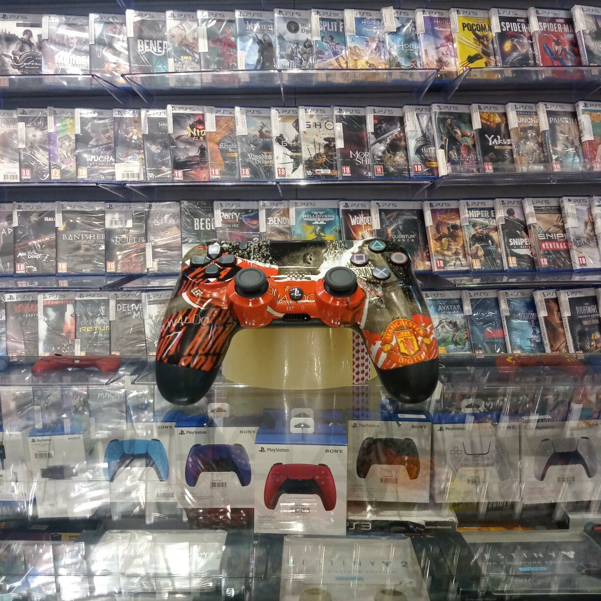 Джойстик PS4 DualShock Wireless Manchester United v2(SPC)