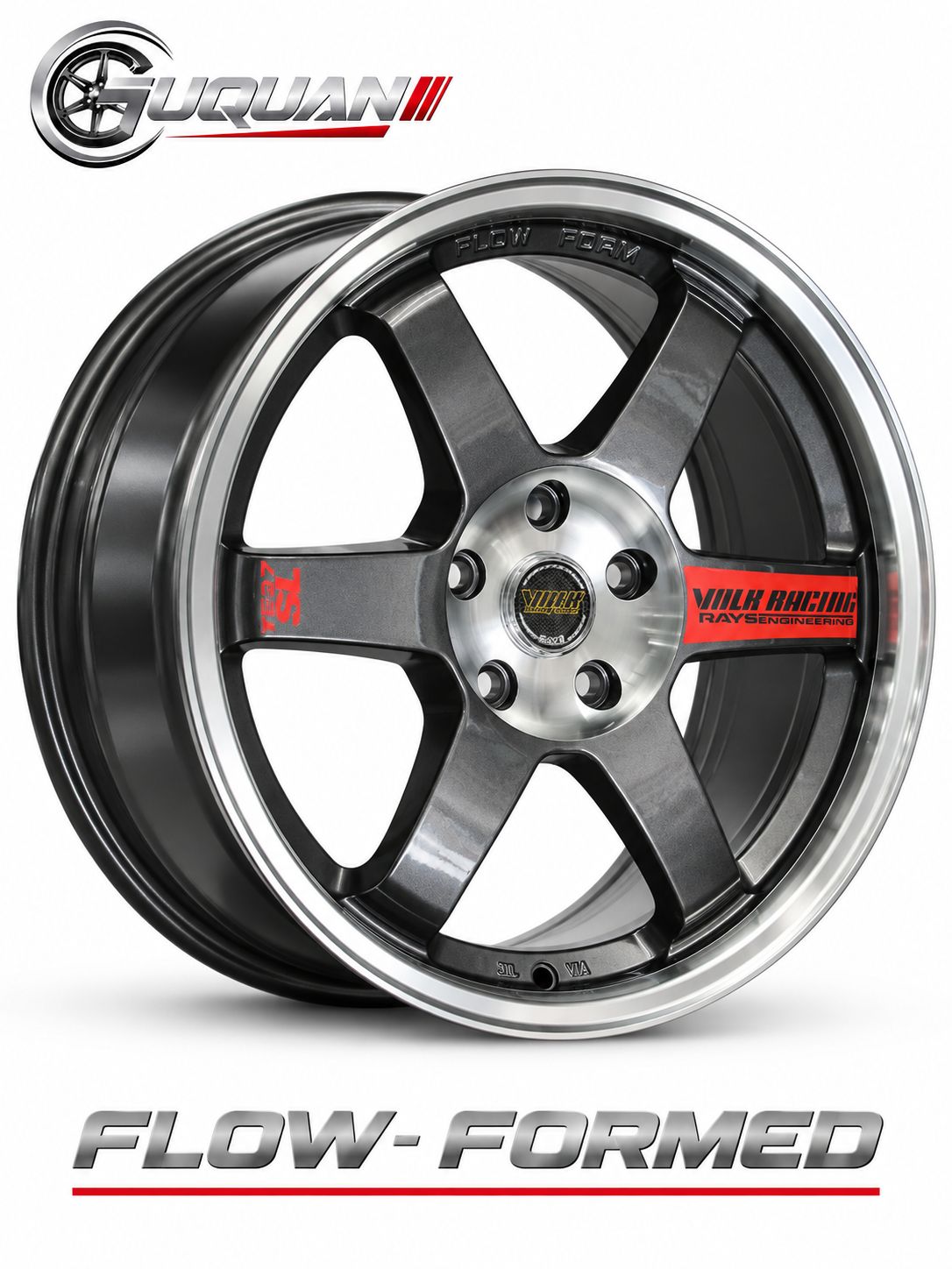 Колесный диск Flow Forming RAYS 509 R19 8.5"J ET38 5x112, серый; серебристый