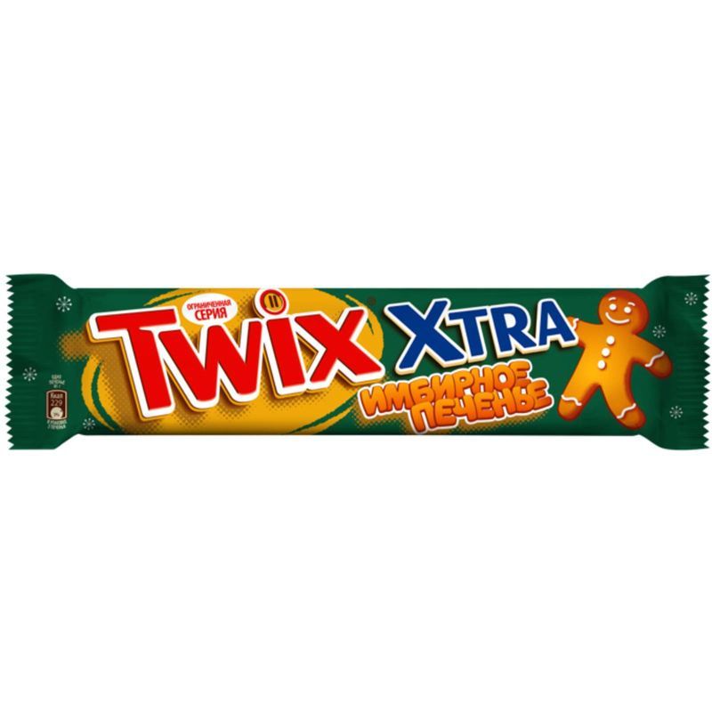 Твикс Xtra имбирное печенье 82 г