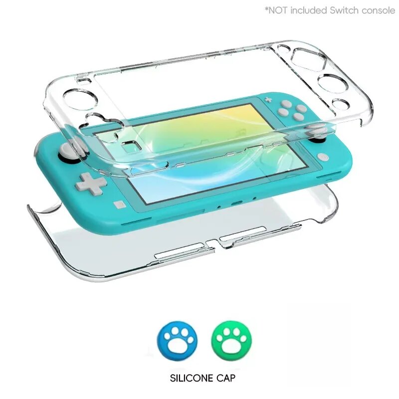 Защитный чехол DATA FROG для игровой консоли Switch Lite, прозрачный корпус из Premium Crystal Case