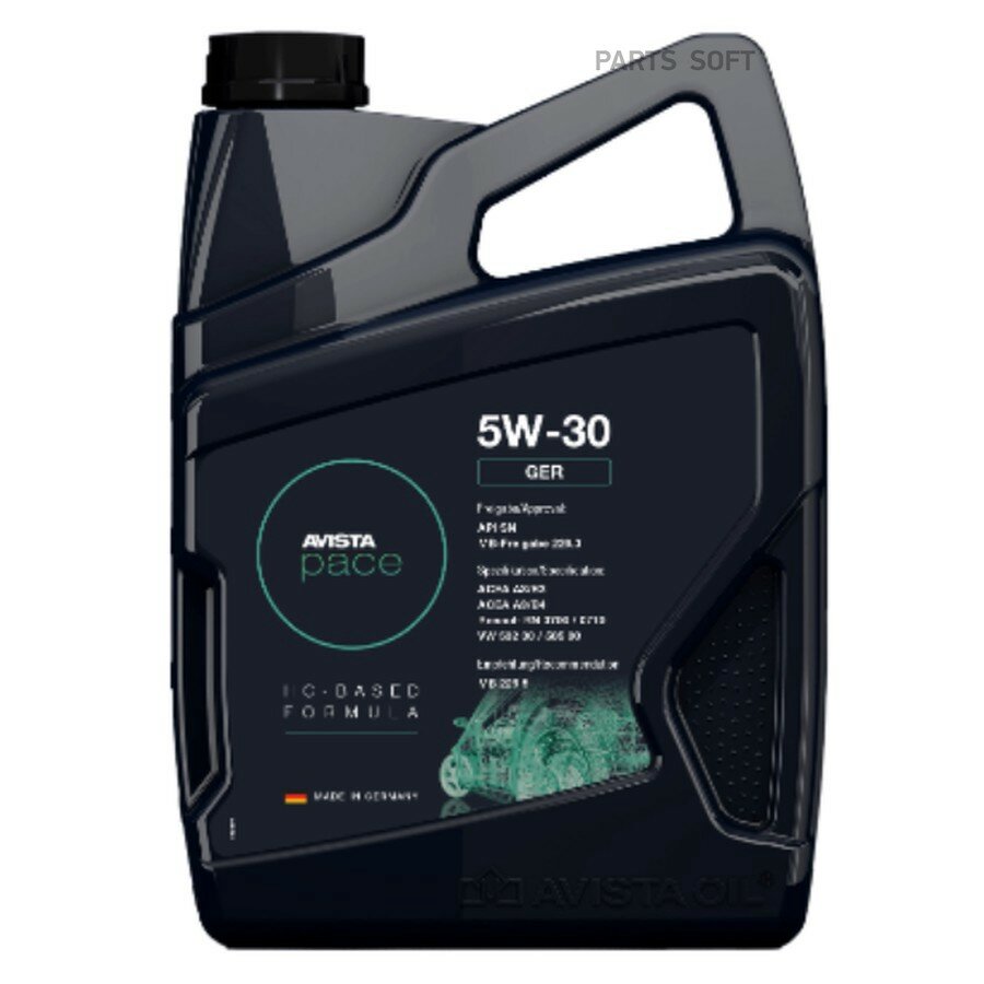 AVISTA PACE GER SAE 5W-30 5л от официального дистрибьютора, AVISTA, артикул 173064