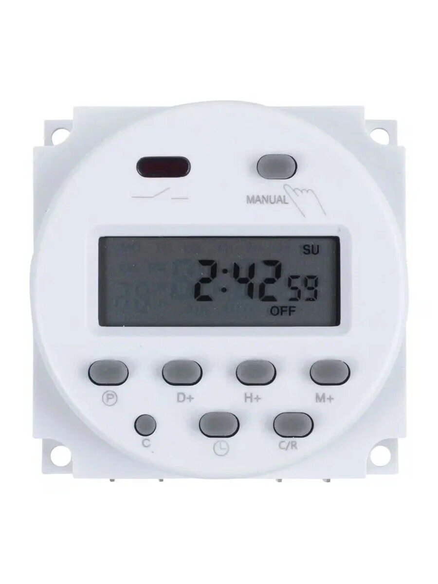 (O Y V F) DC 12V цифровой ЖК-дисплей мощность программируемый таймер реле времени 16А усилители