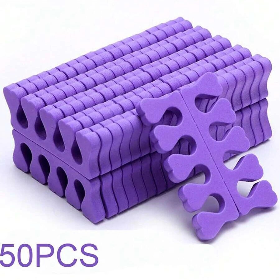 Разделители для пальцев ног IAIZO, 50/100 шт. PURPLE-50pcs