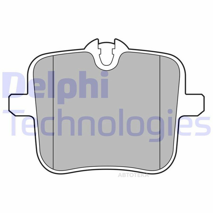 Колодки тормозные дисковые DELPHI LP3617