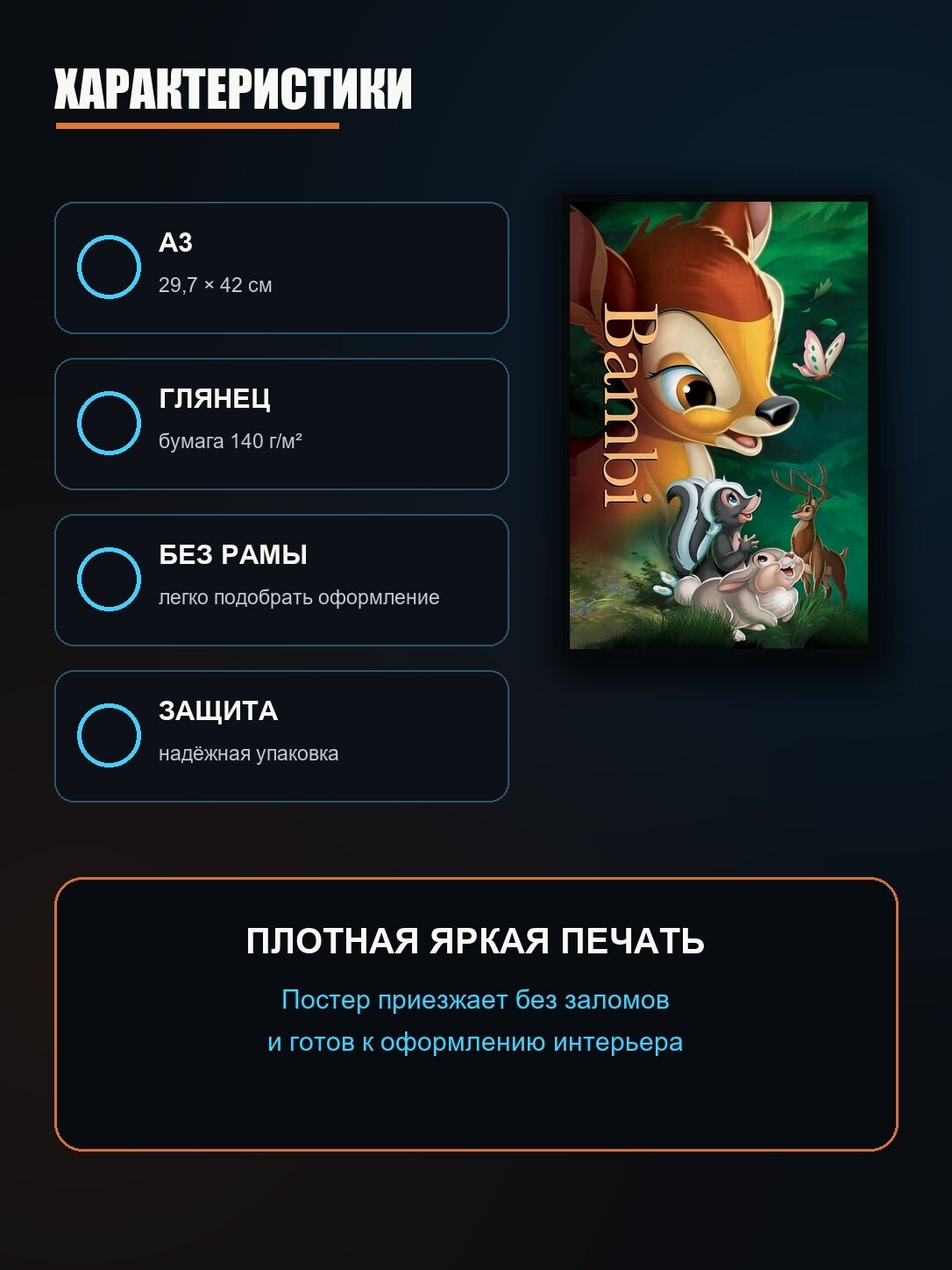 Постер Бэмби — фото 1