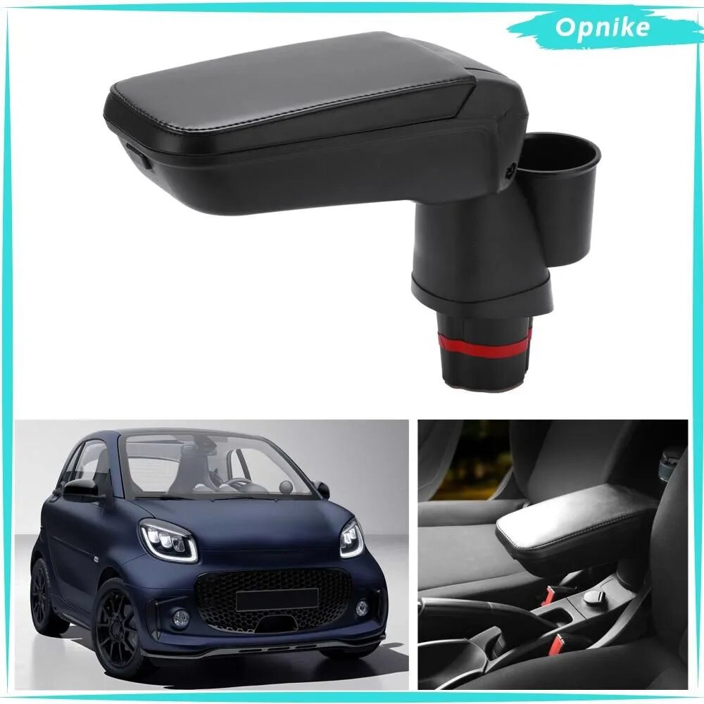 Центральный подлокотник, глубокий карман, для Mercedes Smart Fortwo 15-19