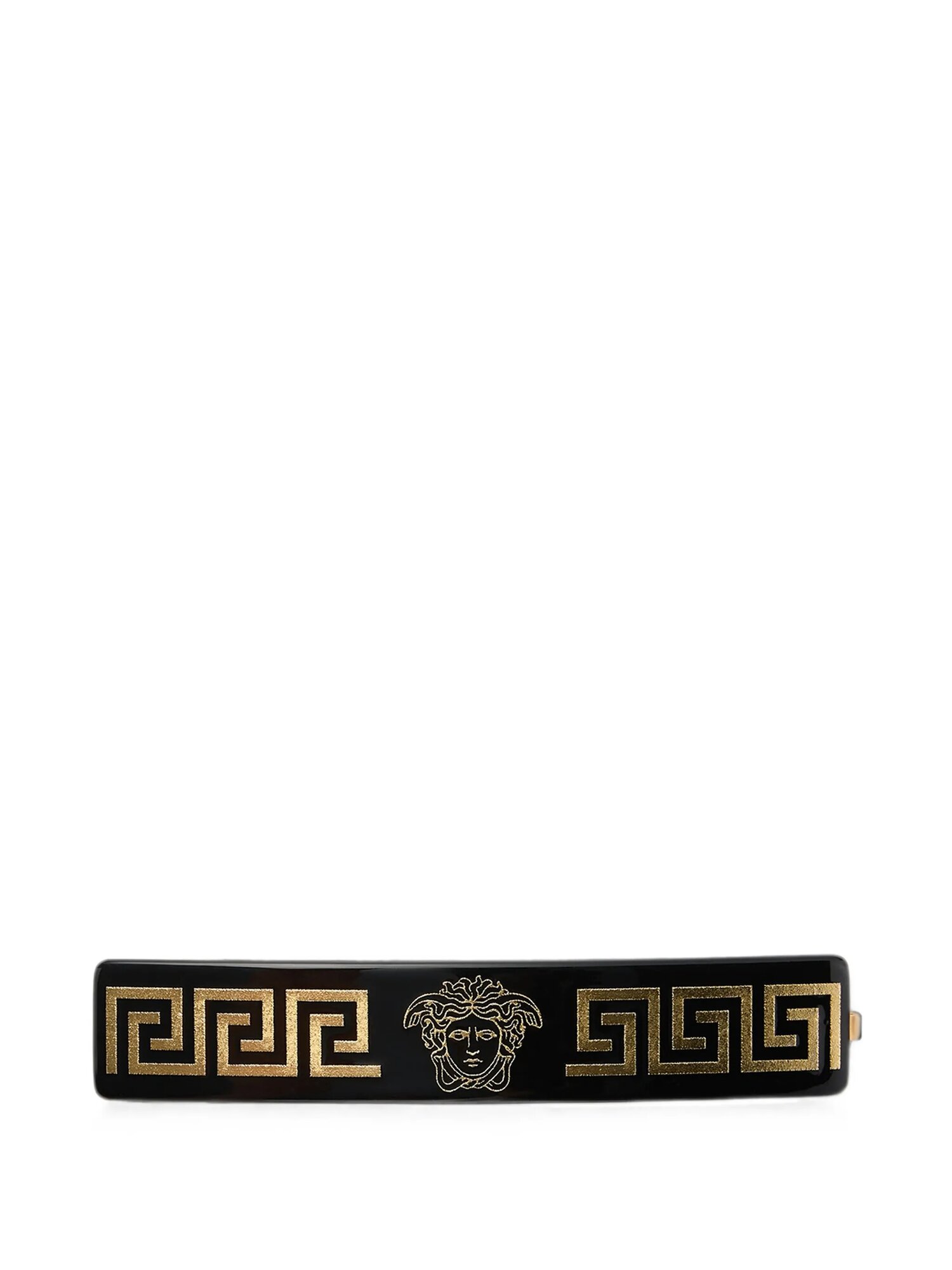 Заколка для волос Medusa Greca черная