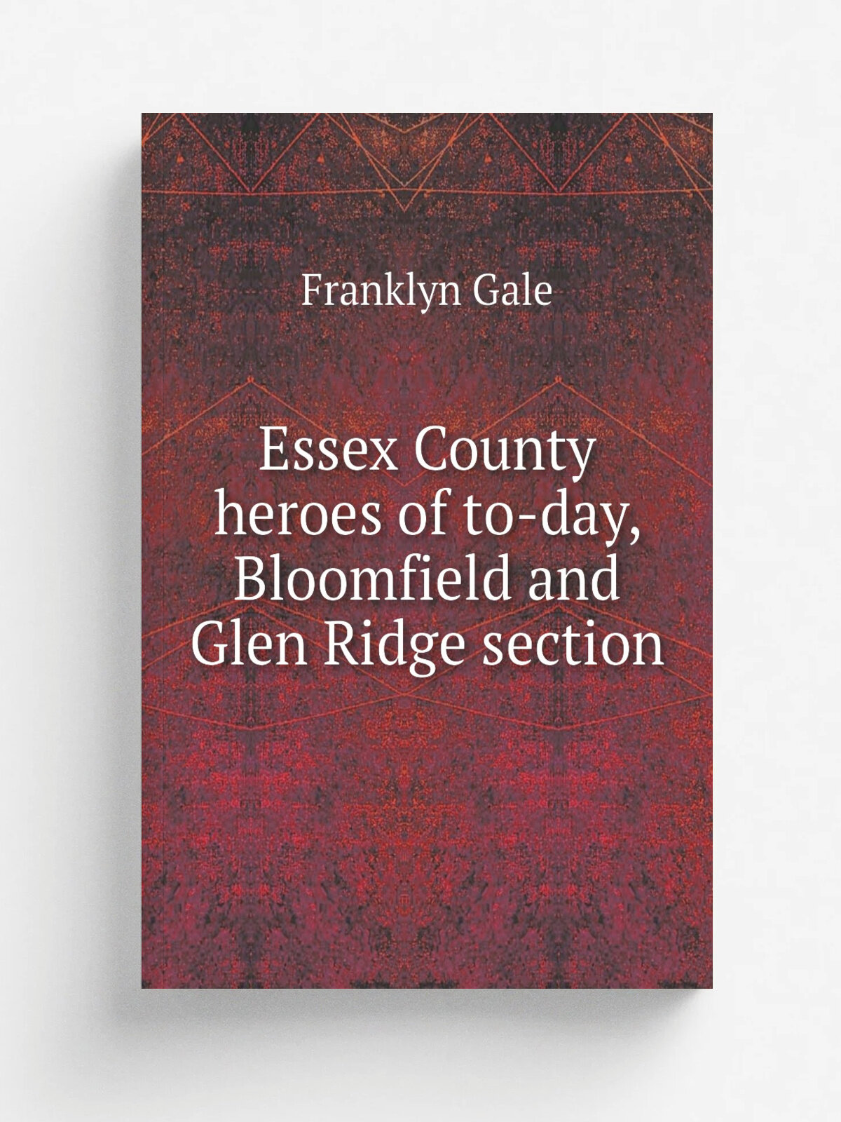 Essex County heroes of to-day, Bloomfield and Glen Ridge section | Franklyn Gale | 1919 | . Bloomfield? N. J. Patriots press bureau | Репринт
