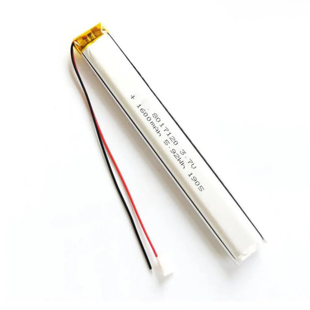 3.7V 1600Mah 8017120 Li Полимер Ion Литий - ионный полимерный литиевый аккумулятор для Подходит для DVD - планшета , Mp4 MP3 GPS - камеры Камера Power Mp4 , Mp3 GPS - камеры
