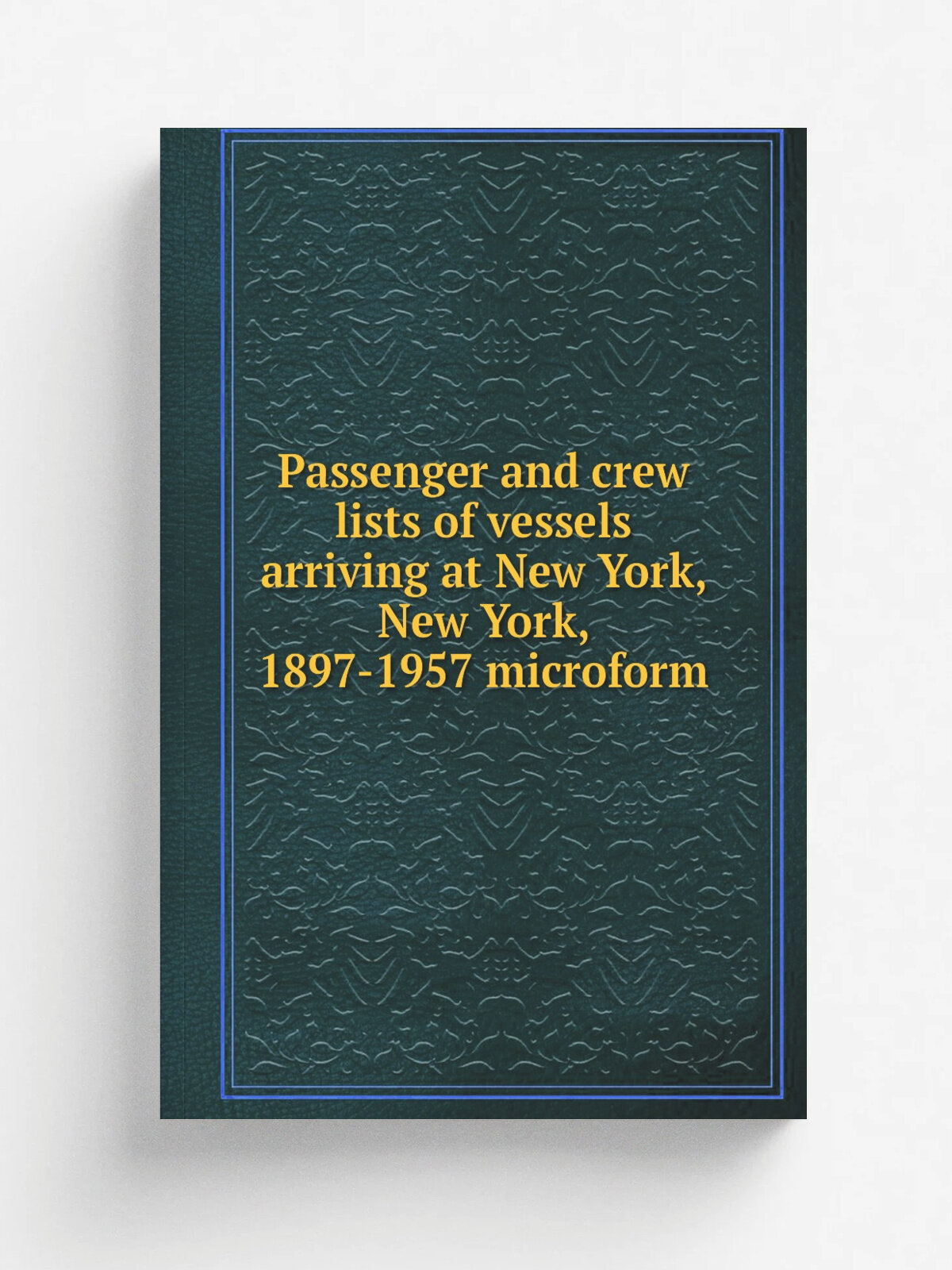 Passenger and crew lists of vessels arriving at New York, New York, 1897-1957 microform | 1941 | . Washington, D.C. : National Archives and Records Se…