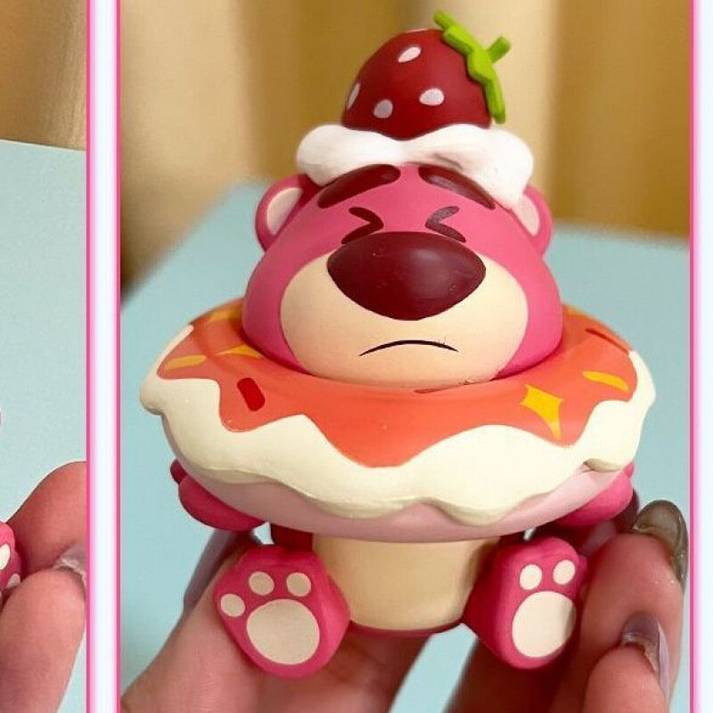 Кукла Strawberry Bear Donut Style Sweet Point Pussy Bear 9 см, эксклюзивный заблокированный дизайн