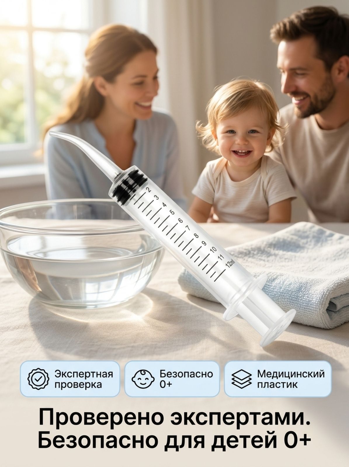 Ирригатор/канюля для промывания, лакун миндалин и горла, очищения ушей, шприц-ирригатор с тонким носиком-наконечником для удаления серных пробок