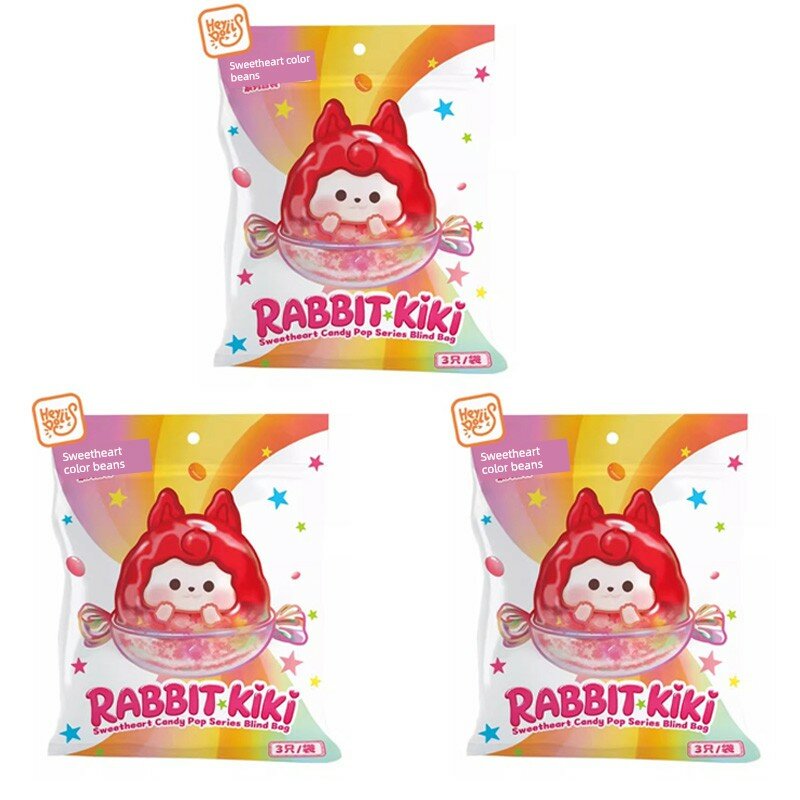 RABBIT KIKI Sweet Bean Series Blind Box Мягкие мини-фигурки Случайная упаковка 3 (9 шт) Коллекционная игрушка Подарок