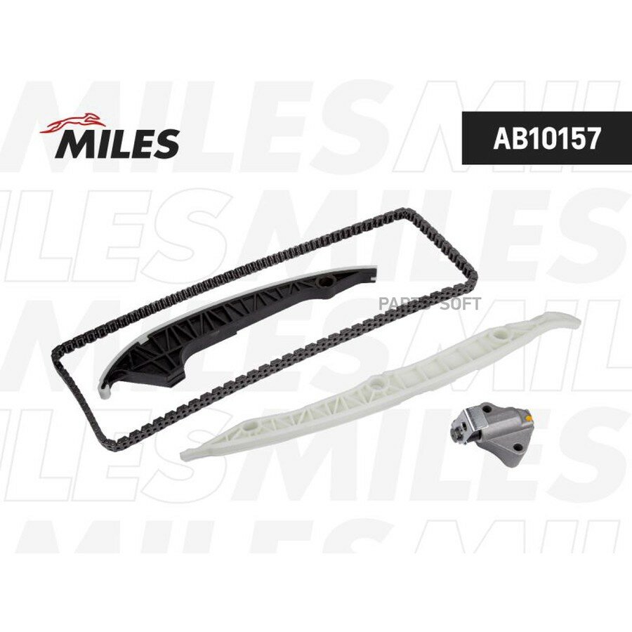 Комплект цепи ГРМ VAG 2.0TSI 12- без звездочек (INA 553038710) AB10157 от официального дистрибьютора, MILES, артикул AB10157