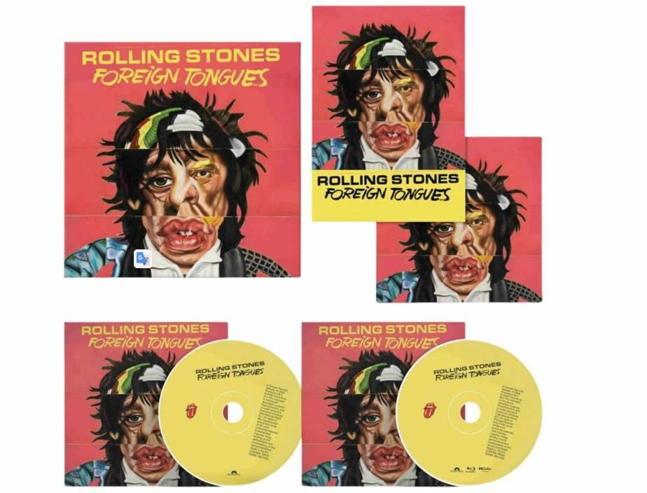 THE ROLLING STONES - Foreign Tongues CD + BluRay Boxset