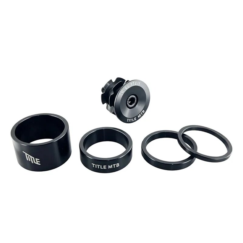 Комплект проставок для рулевой колонки 1-1/8 дюйма Alumium Alloy Black 1set
