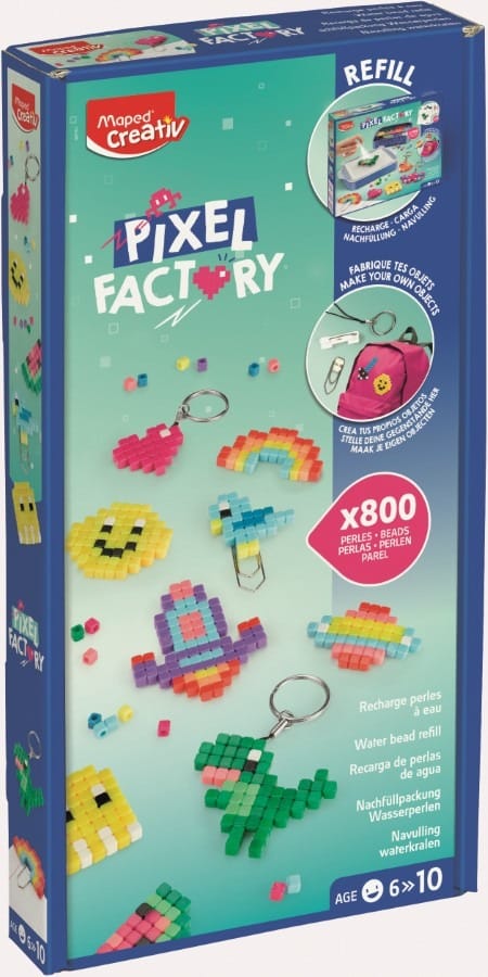 Мозаика Maped Creativ водные бусины, дополнительный набор, Pixel, разноцветный