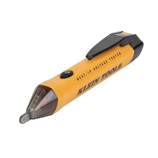 Klein Tools NCVT1P - тестер напряжения, бесконтактный низковольтный тестер, 50V до 1000V AC, звуковой и мигающий LED сигнализатор, карманный крепеж