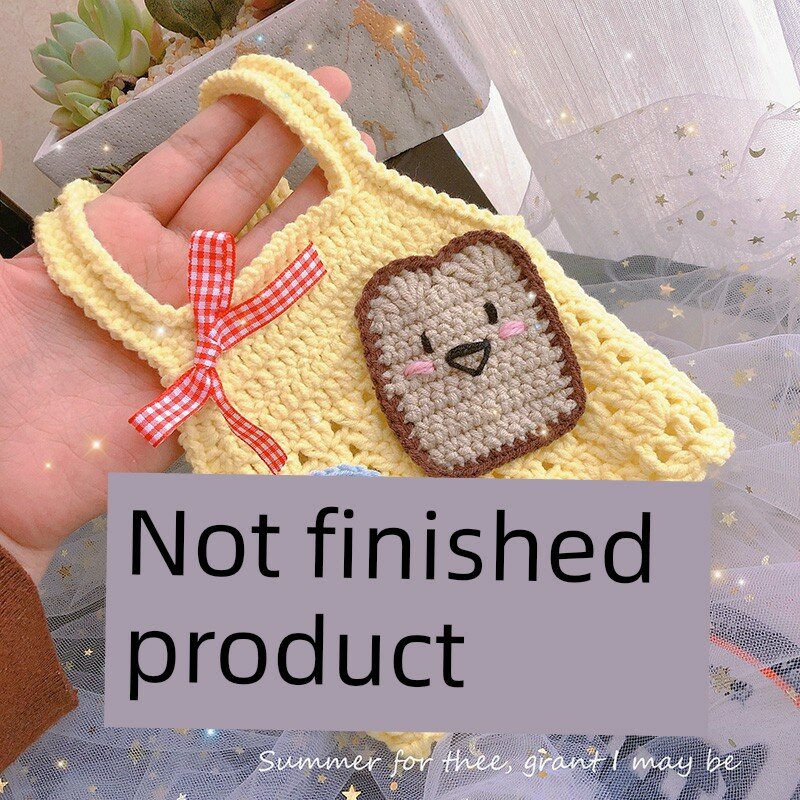 DIY набор для вязания молочный хлеб для кошек и собак, размер L ручная работа схема