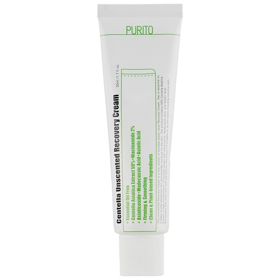 Крем для ухода за кожей Purito Centella Unscented Recovery Cream, без аромата, 50 мл