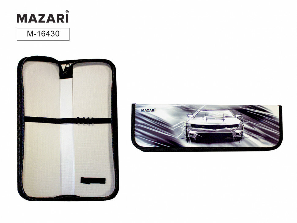Пенал для кистей Mazari 270 x 90 мм, ламинированный картон, Mazari M-16430