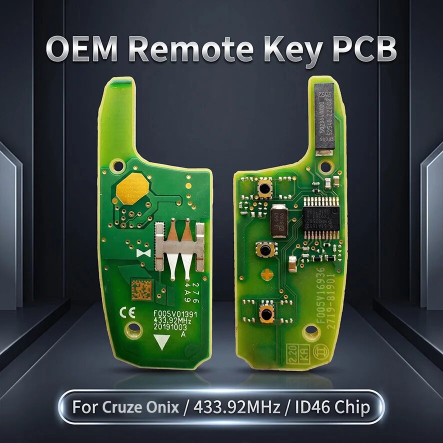 Оригинальный OEM-ключ LAVA с платой PCB 433.92 МГц и чипом PCF7941E ID46 для Cruze, XL7, XL8, Trailblazer, Onix, Tracker, Colorado, RS