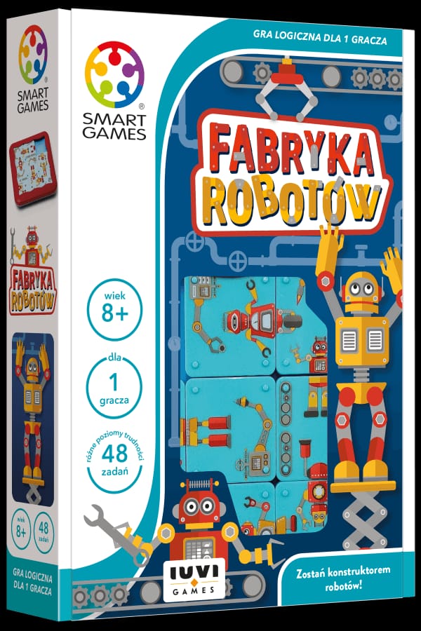 Головоломка Smart Games Фабрика роботов, разноцветный