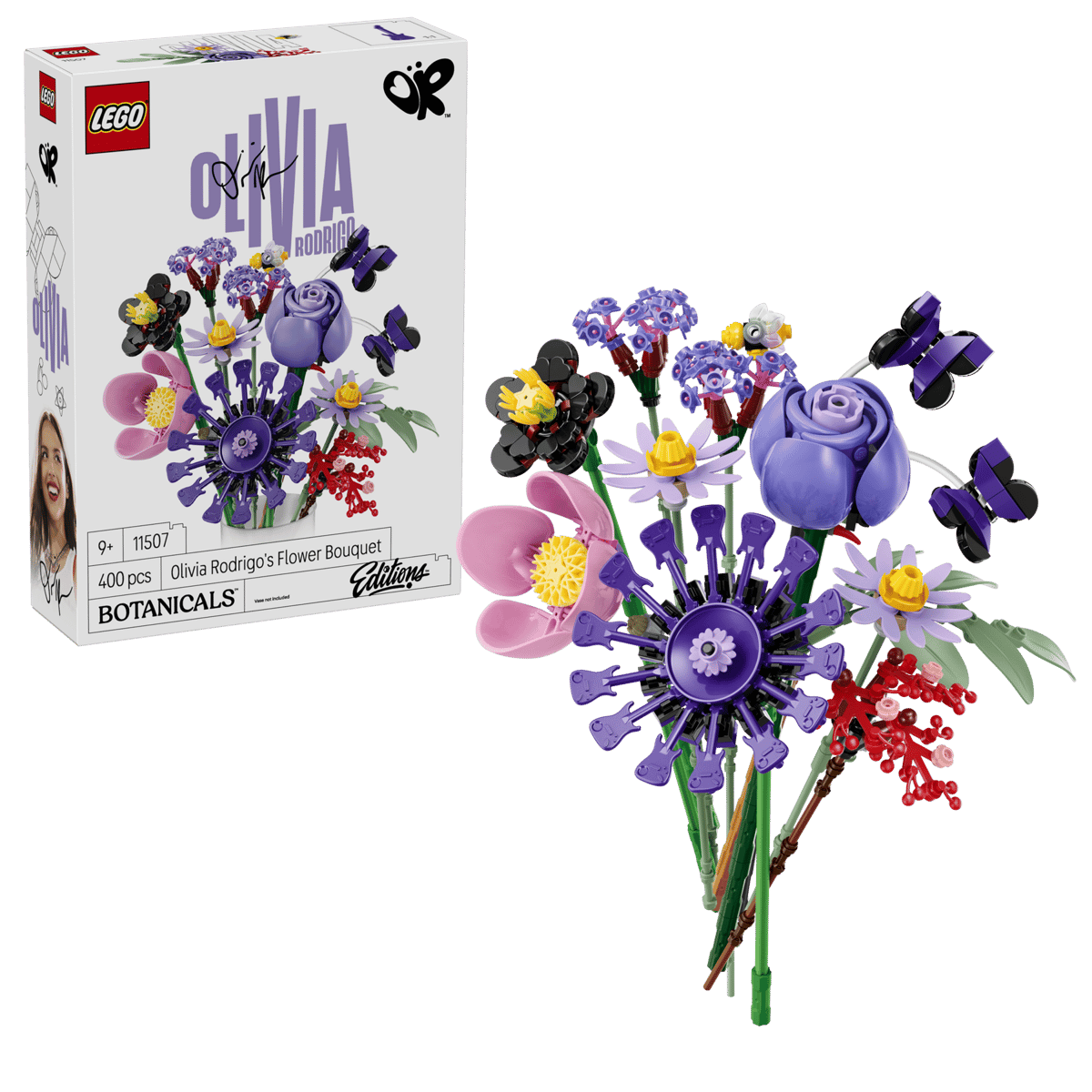Конструктор LEGO Botanical Букет Оливии Родриго 11507, 400 деталей, от 9 лет