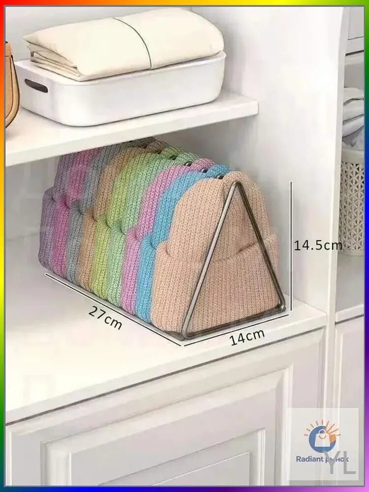Подставка для головных уборов 27x14x14.5 см 1 шт железо черный