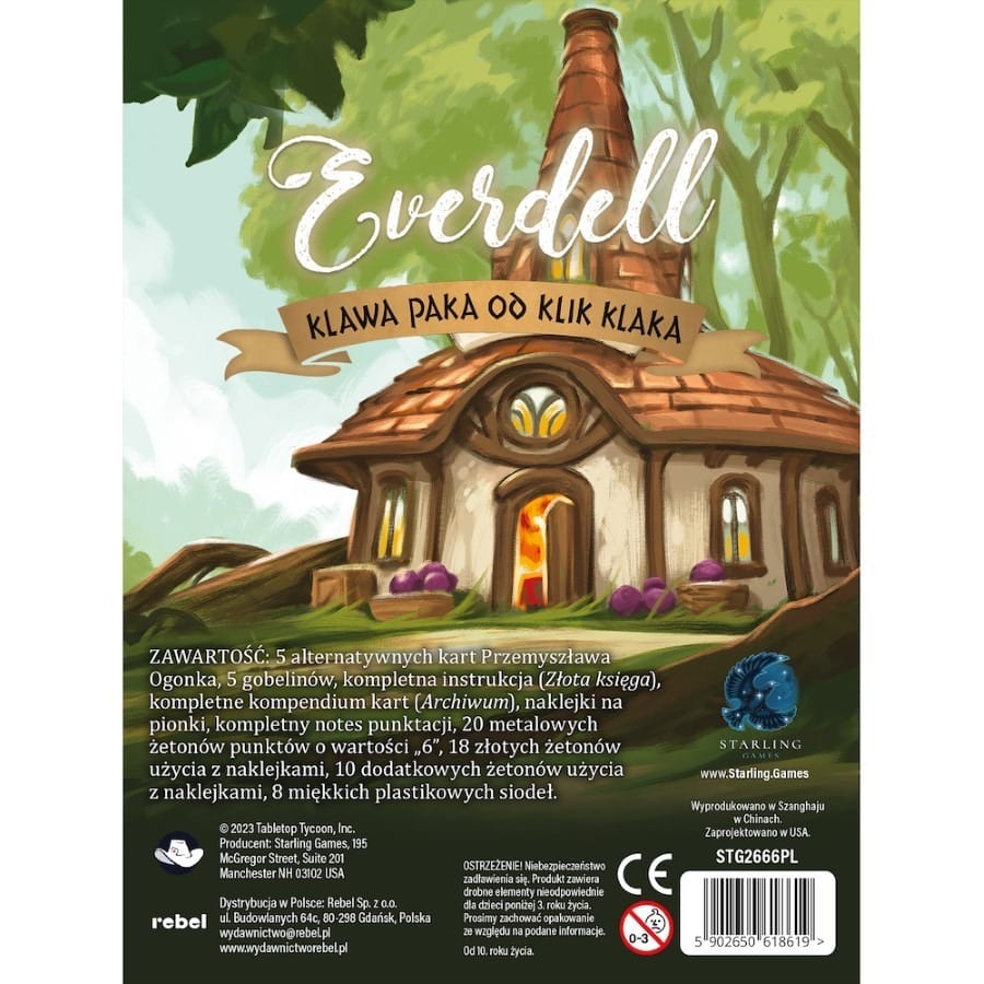 Настольная игра Rebel Everdell Klawa paka от Klik Klaka