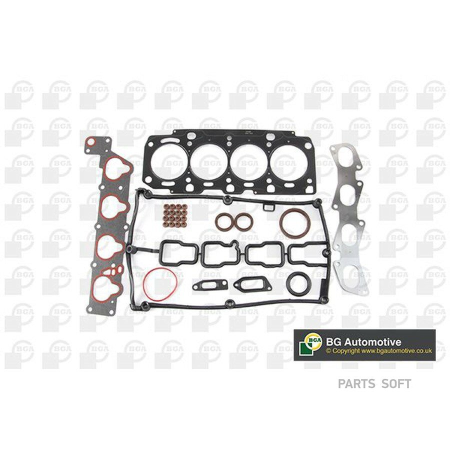 Комплект прокладок двигателя ALFA ROMEO 147, 156, 166, GT, GTV, SPIDER 1.6-2.0 95-10 от официального дистрибьютора, BGA, артикул HK8527