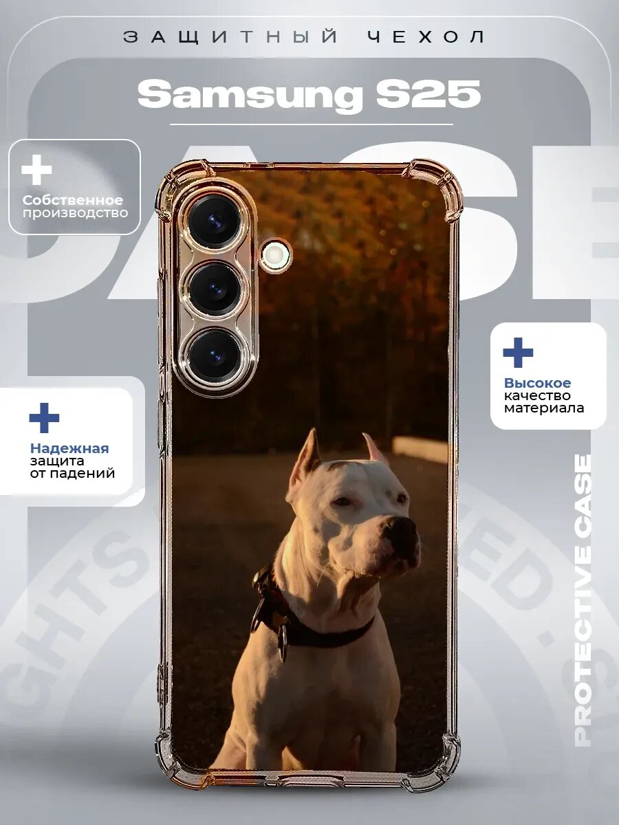 Чехол на Samsung S25 с принтом стафф