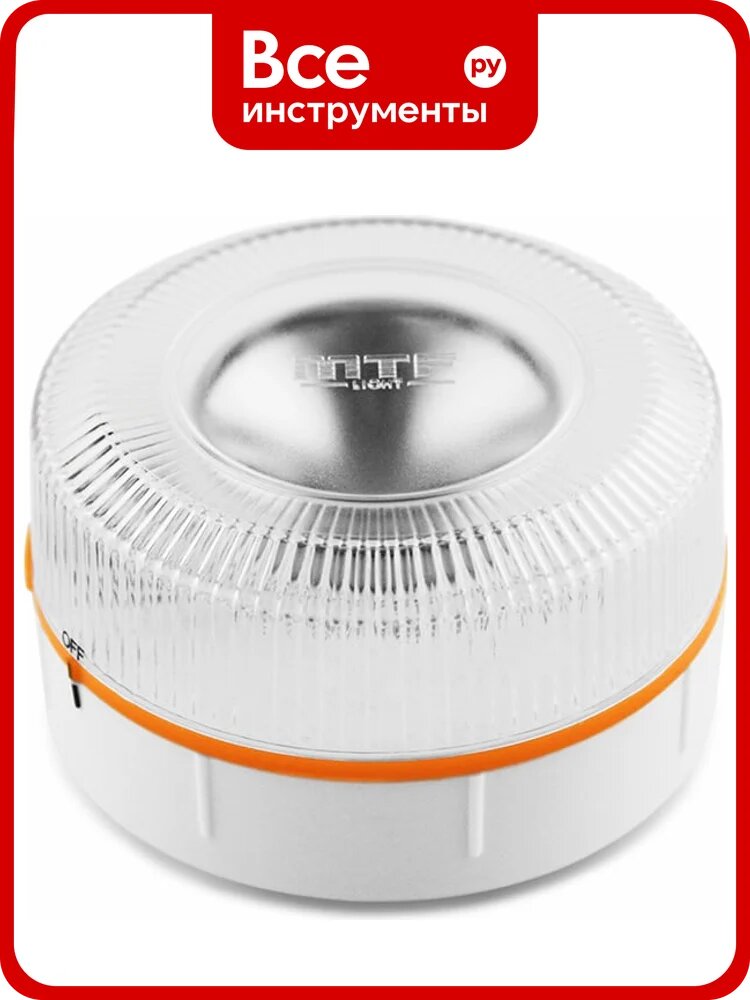 Фонарь аварийный автономный MTF Light серия HELP SIGNAL LED, двухрежимный белый\янтарный, с батареей, IP65, шт LF01W