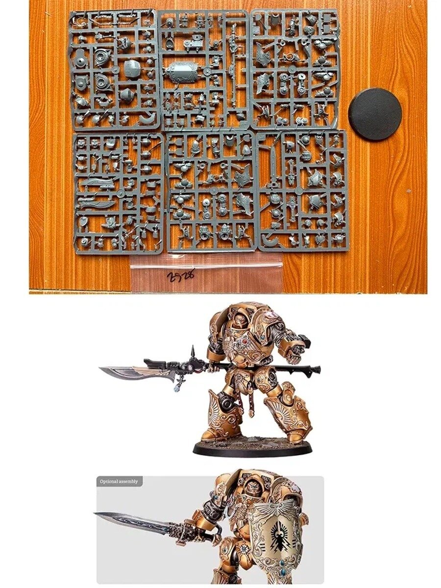 Фигуры "Дредноут Адептус Кустодес" (Смола, Литье) warhammer 40000 миниатюры / Custodian Dreadnought (Resin, Cast)