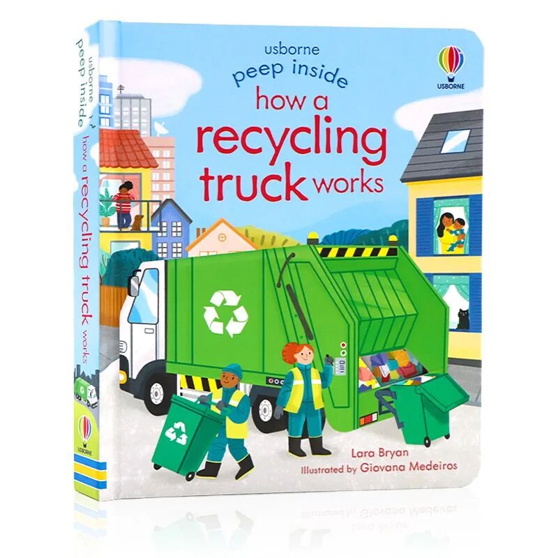 How a recycling truck works (PEEP INSIDE)