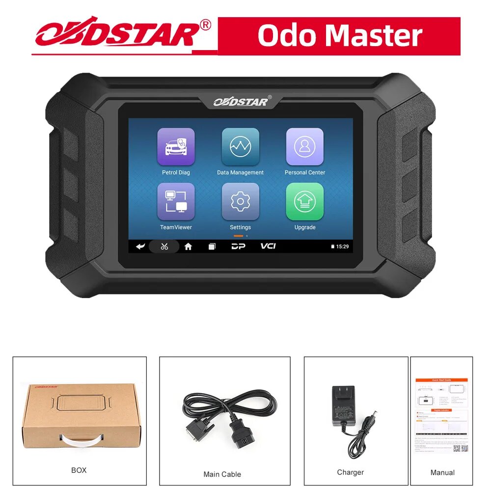 OBDSTAR ODOMASTER: Коррекция одометра, калибровка приборной панели/OBDII и специальные функции, совместимые с большими количествами моделей автомобилей