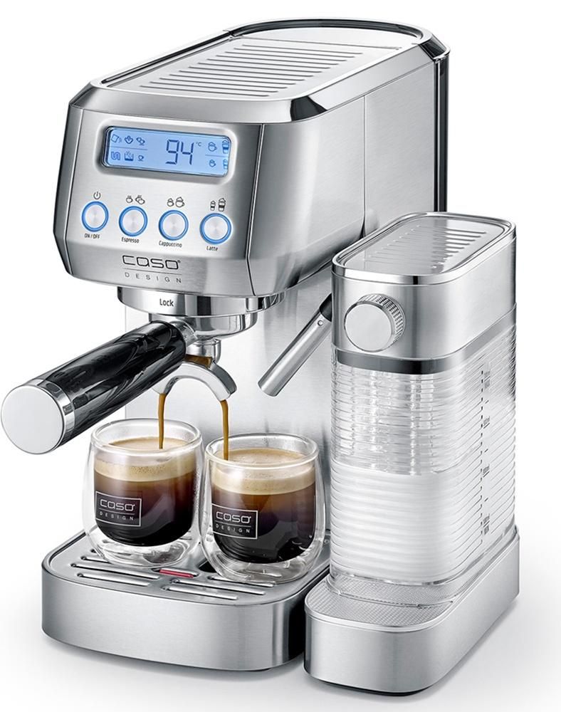 Кофемашина рожкового типа Caso Espresso Gourmet Latte