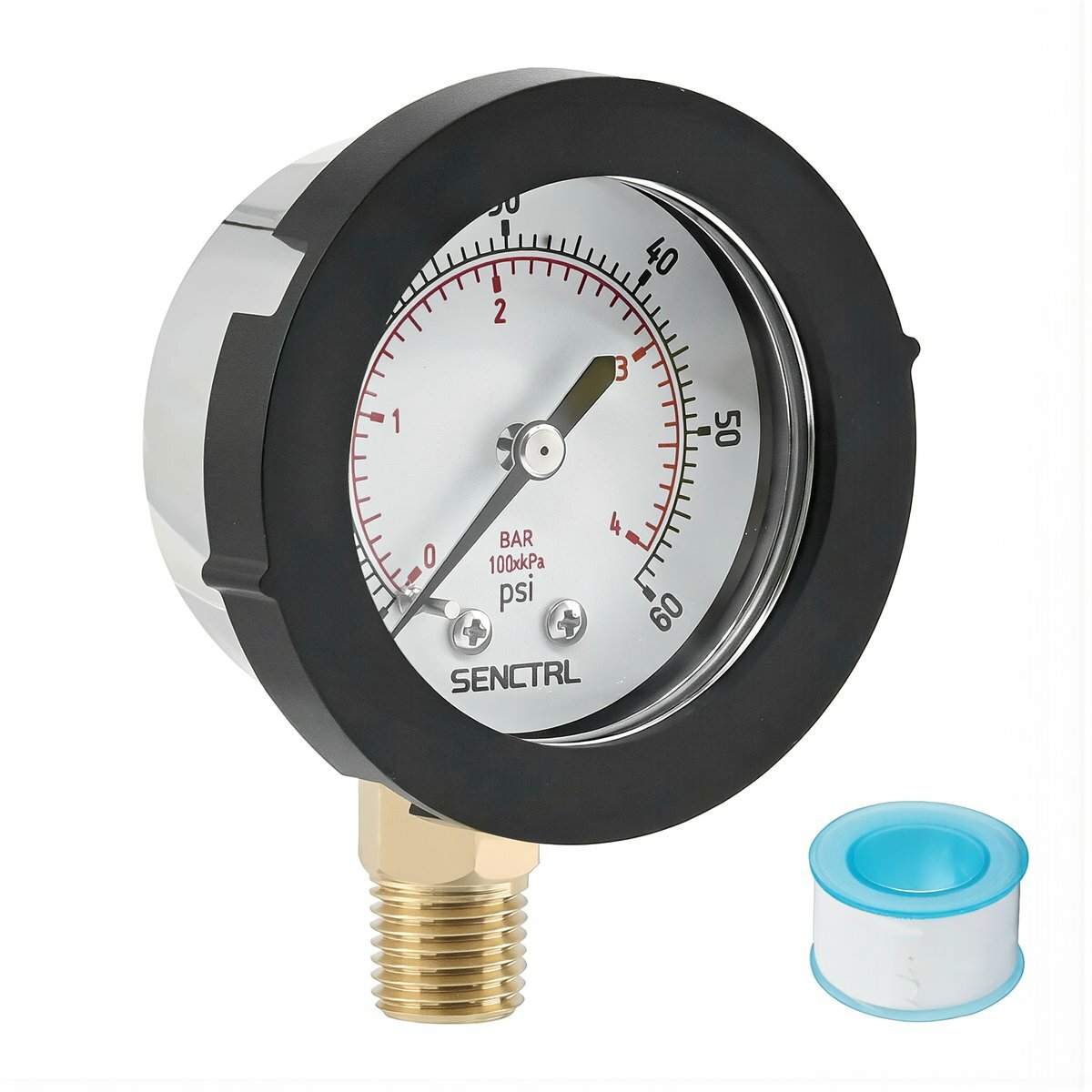 Манометр для бассейна 60psi 1/4 дюйма NPT нижнее крепление индикатор очистки фильтра для замены водяного клапана спа