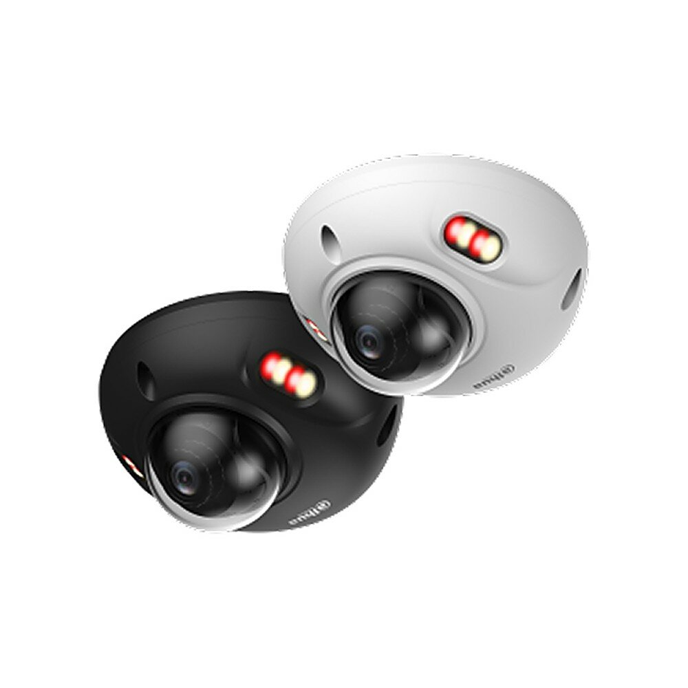 IP-камера Dahua DH-IPC-HDBW3249FP-AS-IL-0210B — 2 Мп купольная уличная, 2.1 мм, ИК 30 м, IP67