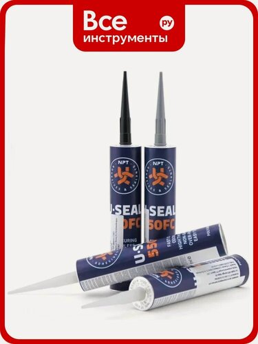 Изображение товара Герметик полиуретановый U-SEAL белый для кузовного ремонта, универсальный состав, высокая термостабильность, туба