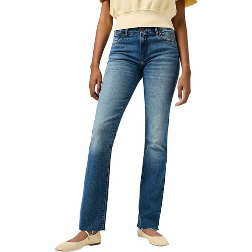 фото Джинсы wrangler women bootcut jeans, размер 27/32, синий