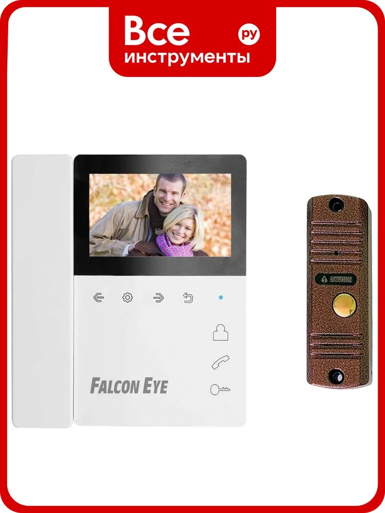 Комплект домофона Falcon Eye Lira AVC-305 PAL Медь 00-00191816