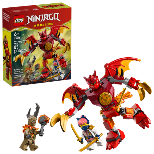 фото Конструктор lego ninjago мех-дракон кая 71851, 85 деталей, от 6 лет